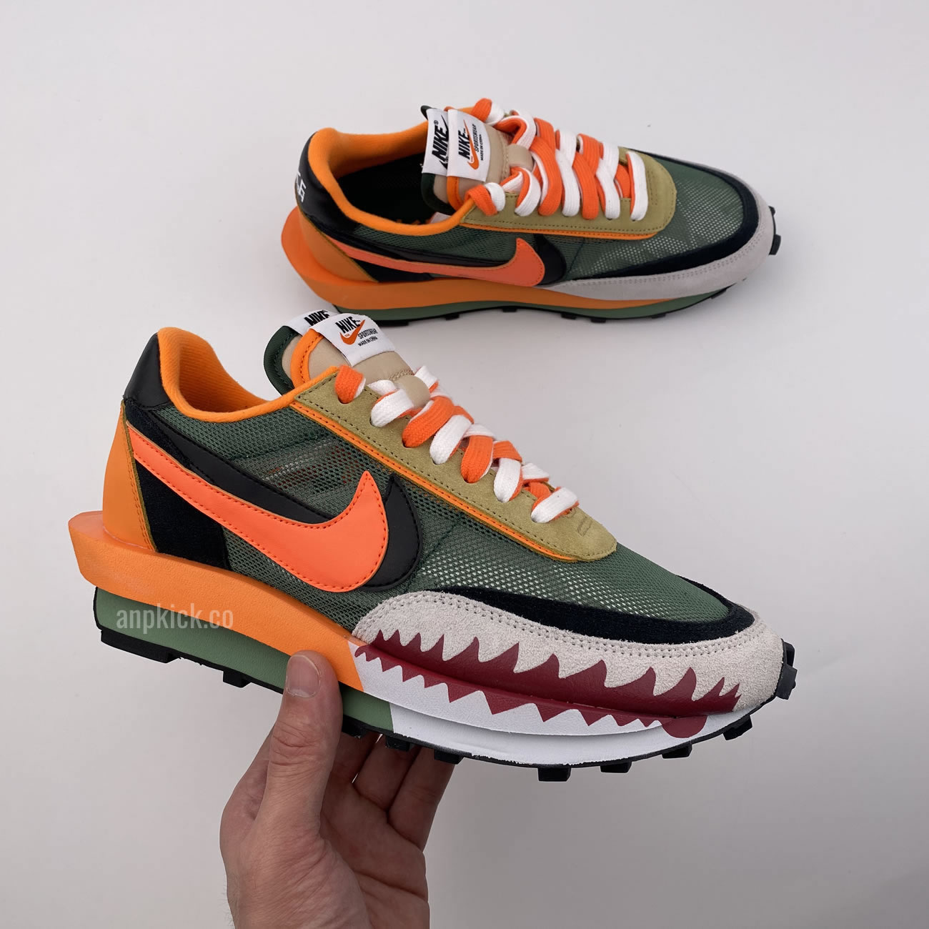 Bape Shark Mouth Sacai Nike Ldv Waffle Custom Shoes Bv0073 007 (10) - newkick.cc